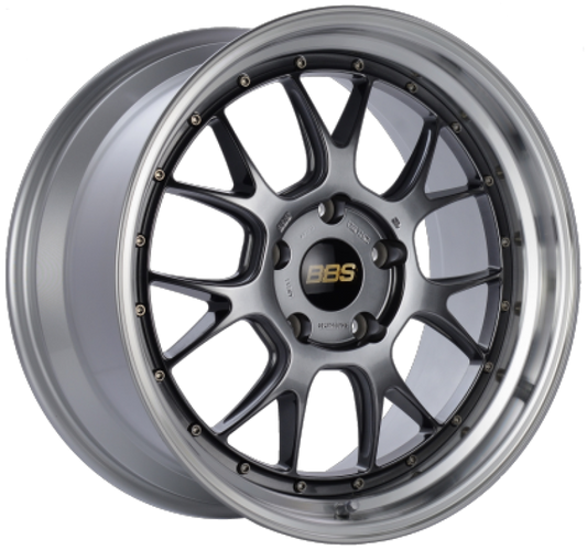 BBS LM-R 19x10 ET20 5x120 Diamond Black Center Diamond Cut Lip