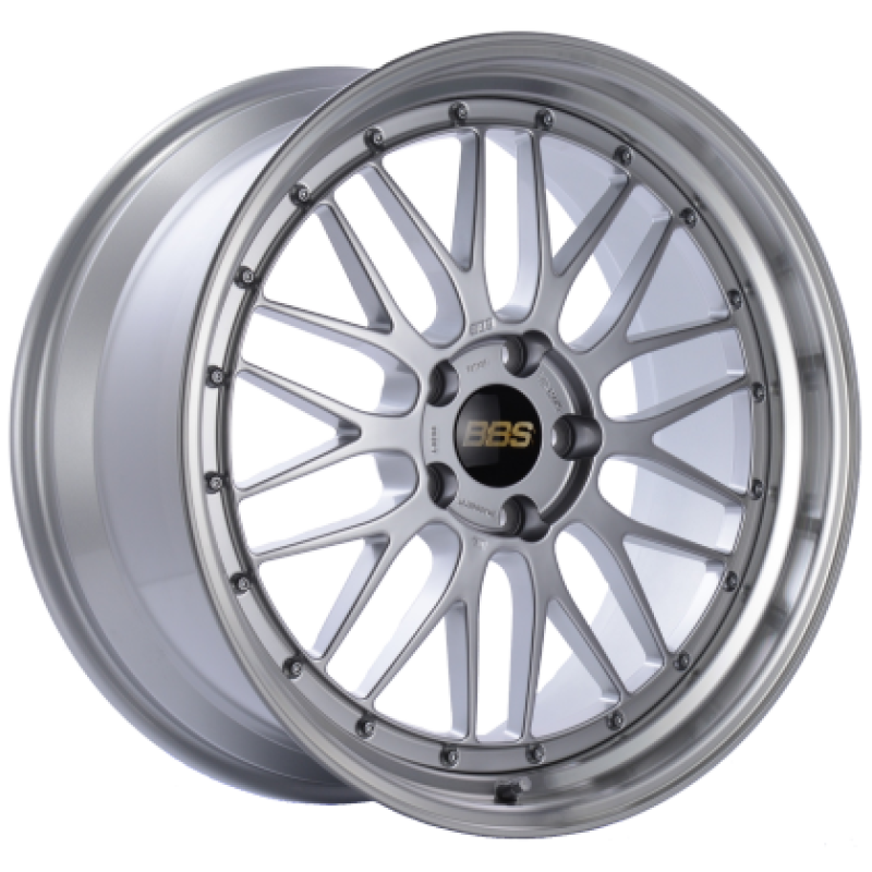 BBS LM 19x11 ET37 5x120 Diamond Silver Center / Diamond Cut Lip