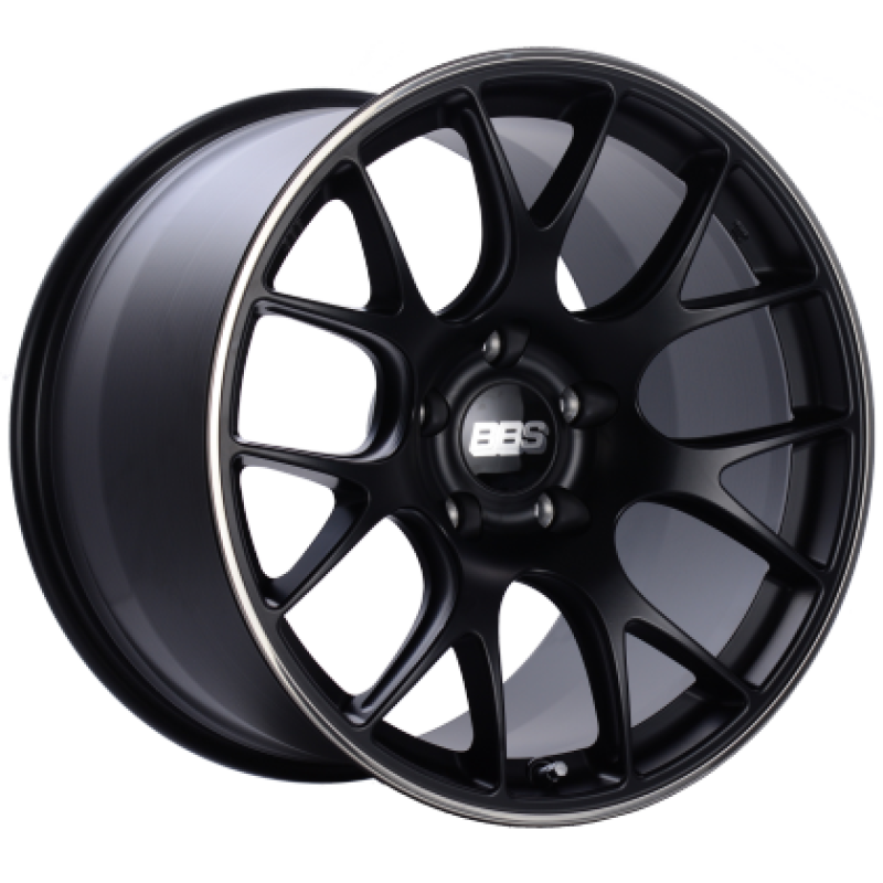 BBS CH-R 19x9.5 ET35 5x120 Satin Black Polished Rim Protector