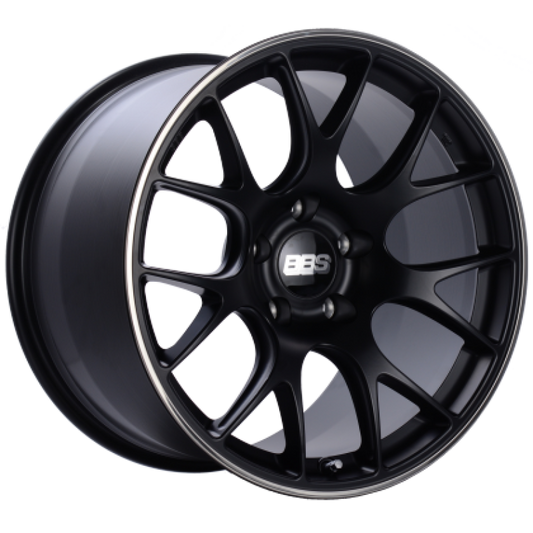 BBS CH-R 19x9.5 ET35 5x120 Satin Black Polished Rim Protector
