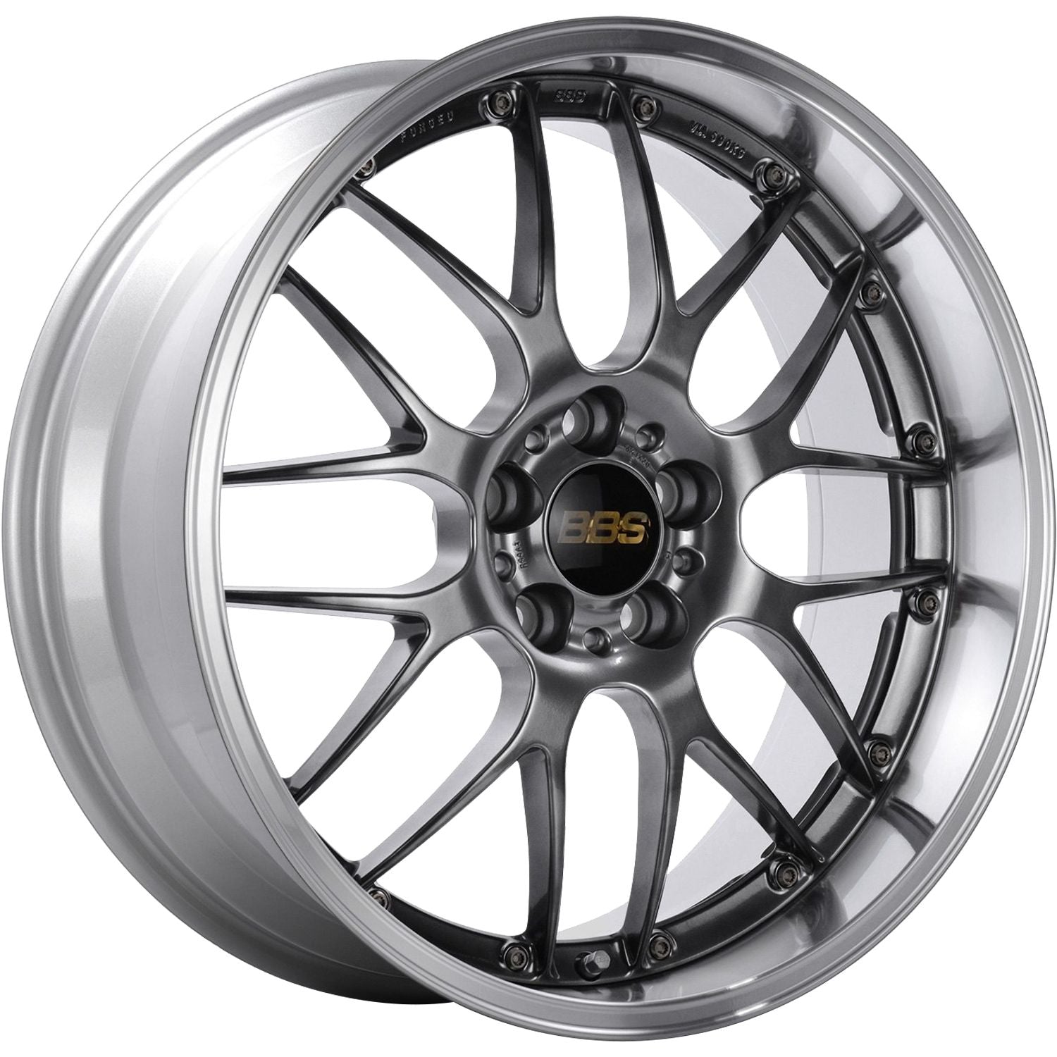bbs rs-gt 20x10 et22 5x112 diamond black diamond cut lip