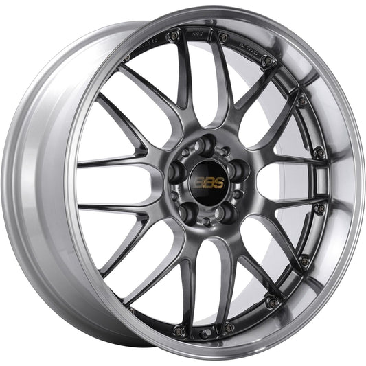 bbs rs-gt 20x10 et22 5x112 diamond black diamond cut lip