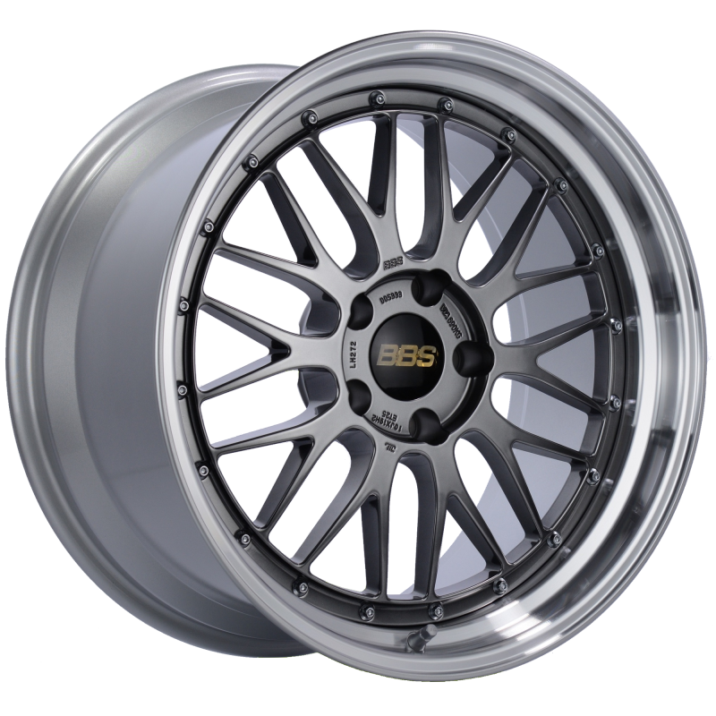 BBS LM 19x10 ET25 5x120 Diamond Black Center Diamond Cut Lip