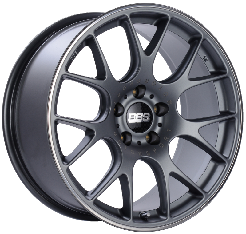 BBS CH-R 19x9.5 ET35 5x120 Satin Titanium Polished Rim Protector