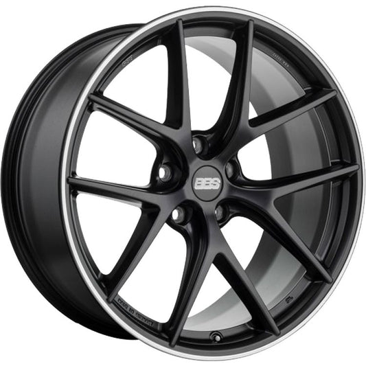 bbs ci-r 20x10 et25 5x112 satin black polished rim protector