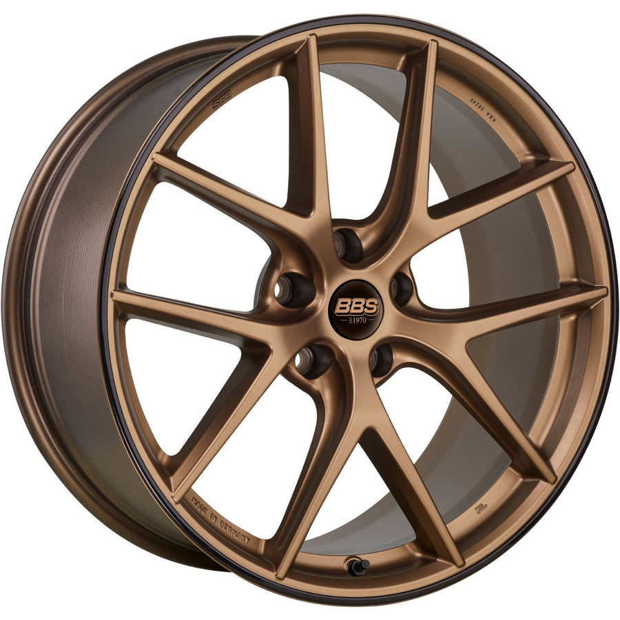 bbs ci-r 20x10 et25 5x112 bronze polished rim protector