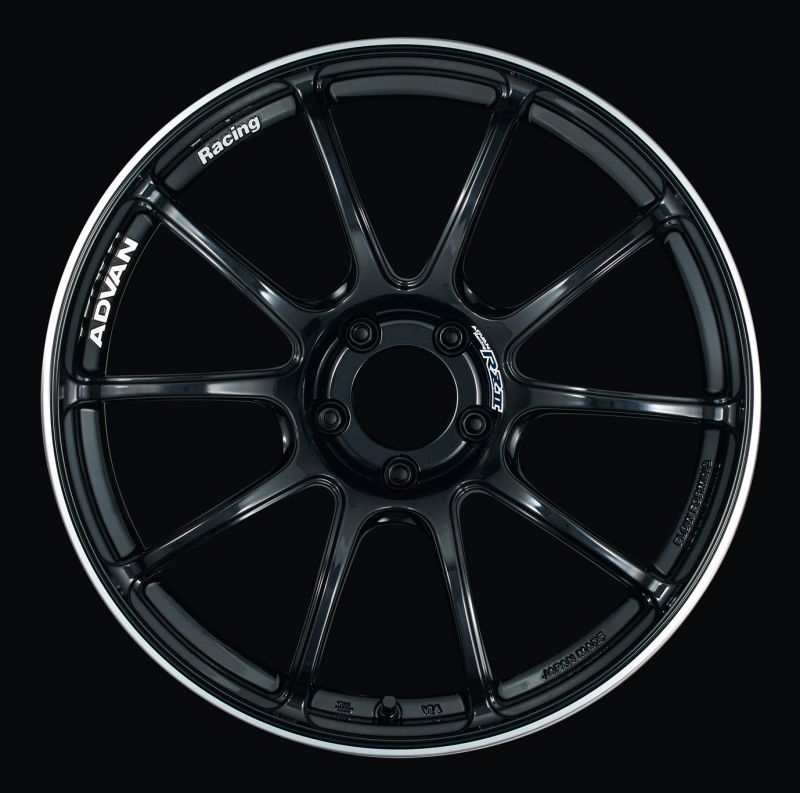 Advan RZII 19x9.5 ET35 5x120 Racing Gloss Black