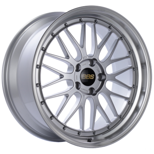 BBS LM 19x11 ET25 5x120 Diamond Silver Center Diamond Cut Lip
