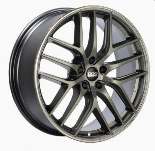 BBS CC-R 19x9 ET26 5x120 Satin Platinum Polished Rim Protector