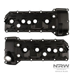 S65 ALUMINUM VALVE COVER SET - Wrinkle Black - NRW Design BMW performance part - Iconic Garage