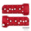 S65 ALUMINUM VALVE COVER SET - Wrinkle Red - NRW Design BMW performance part - Iconic Garage