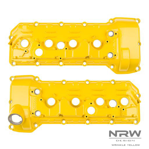 S65 ALUMINUM VALVE COVER SET - Smooth Blue (PMB-0770) - NRW Design BMW performance part - Iconic Garage