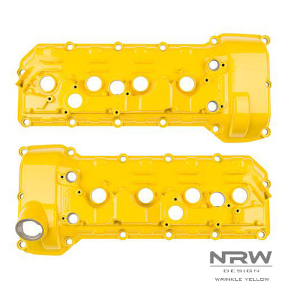 S65 ALUMINUM VALVE COVER SET - Smooth Blue (PMB-0770) - NRW Design BMW performance part - Iconic Garage