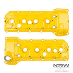 S65 ALUMINUM VALVE COVER SET - Wrinkle Blue - NRW Design BMW performance part - Iconic Garage